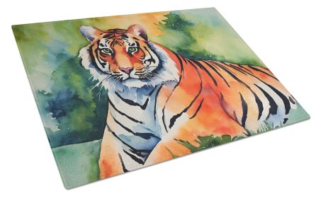NEW Bengal Tiger Glass Cutting Board Decorative Tempered Glass Kitchen Cutting and Serving Board Large Size Chopping Board