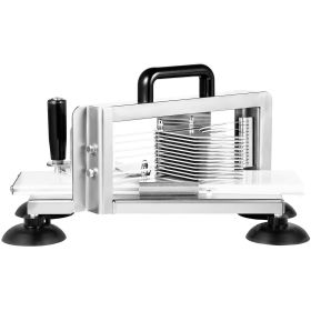 Commercial Tomato Slicer, 3/8 inch Tomato Cutter Slicer, Stainless Steel Heavy Duty Tomato Slicer Machine, Manual Tomato Slicer with Non-slip Fee